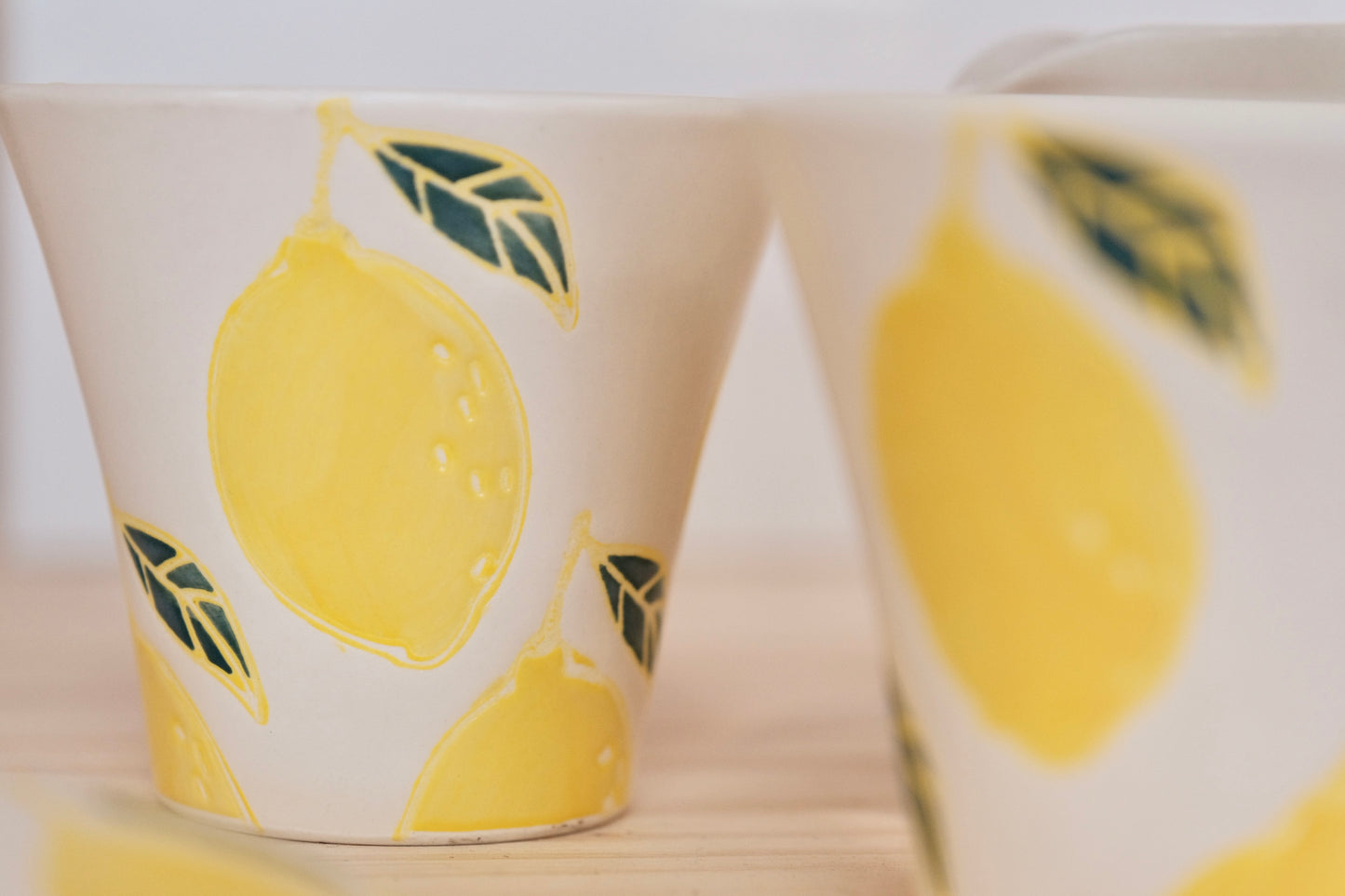 Hasami ware handcraft Lemon Tea set
