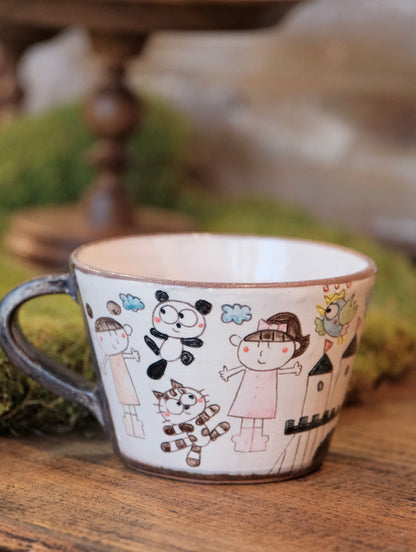 野村典子-Noriko Nomura Handmade Storybook Collection Soup Mug (#5）
