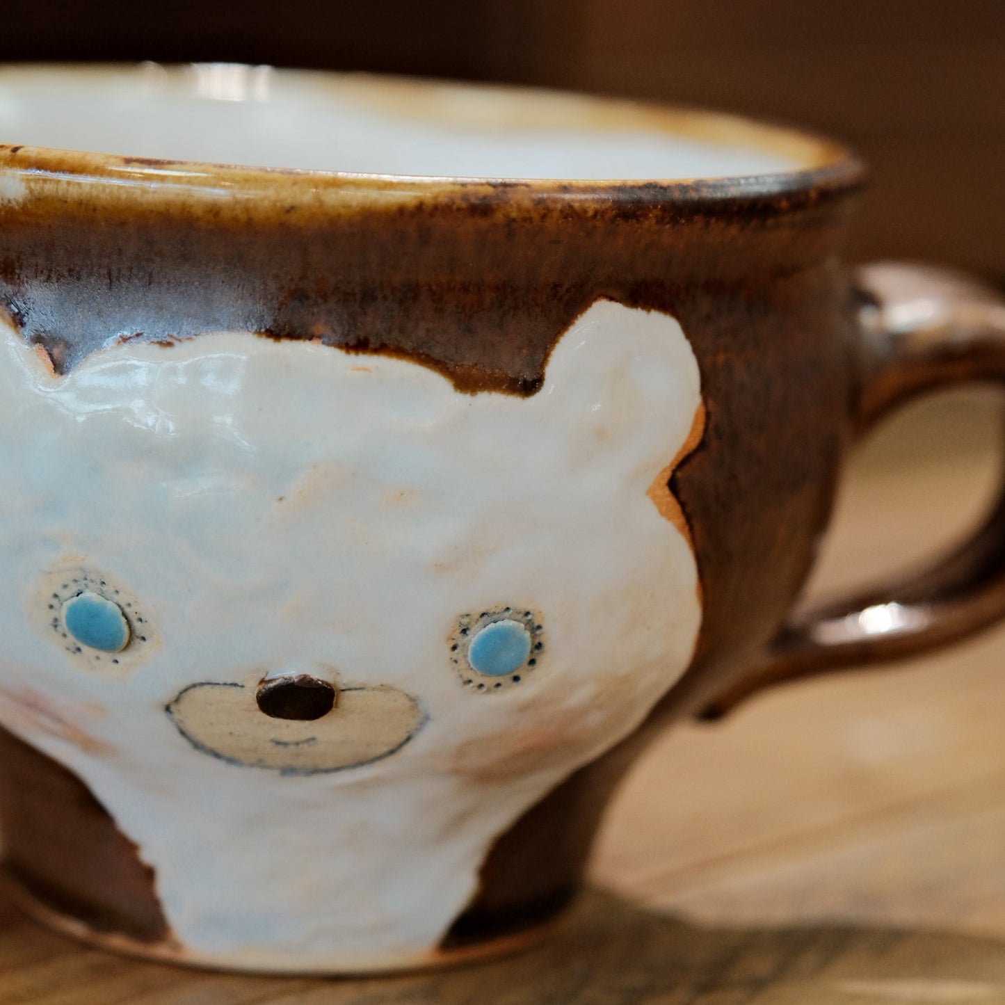 KONGARISHA-コンガリ舎 Handmade Bear Round Mug