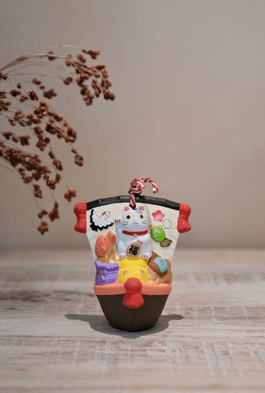 Yakushigama treasure ship Maneki Neko Decoratio small