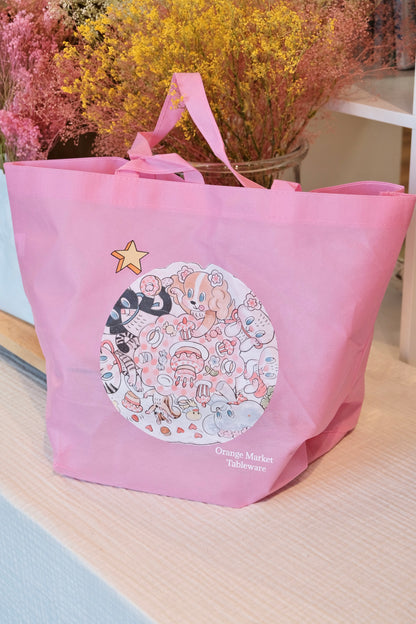 Kiriko Shimizu-清水桐子 California Pink recycle bag
