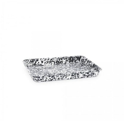 Crow Canyon Home Splatter Small Rectangle Tray