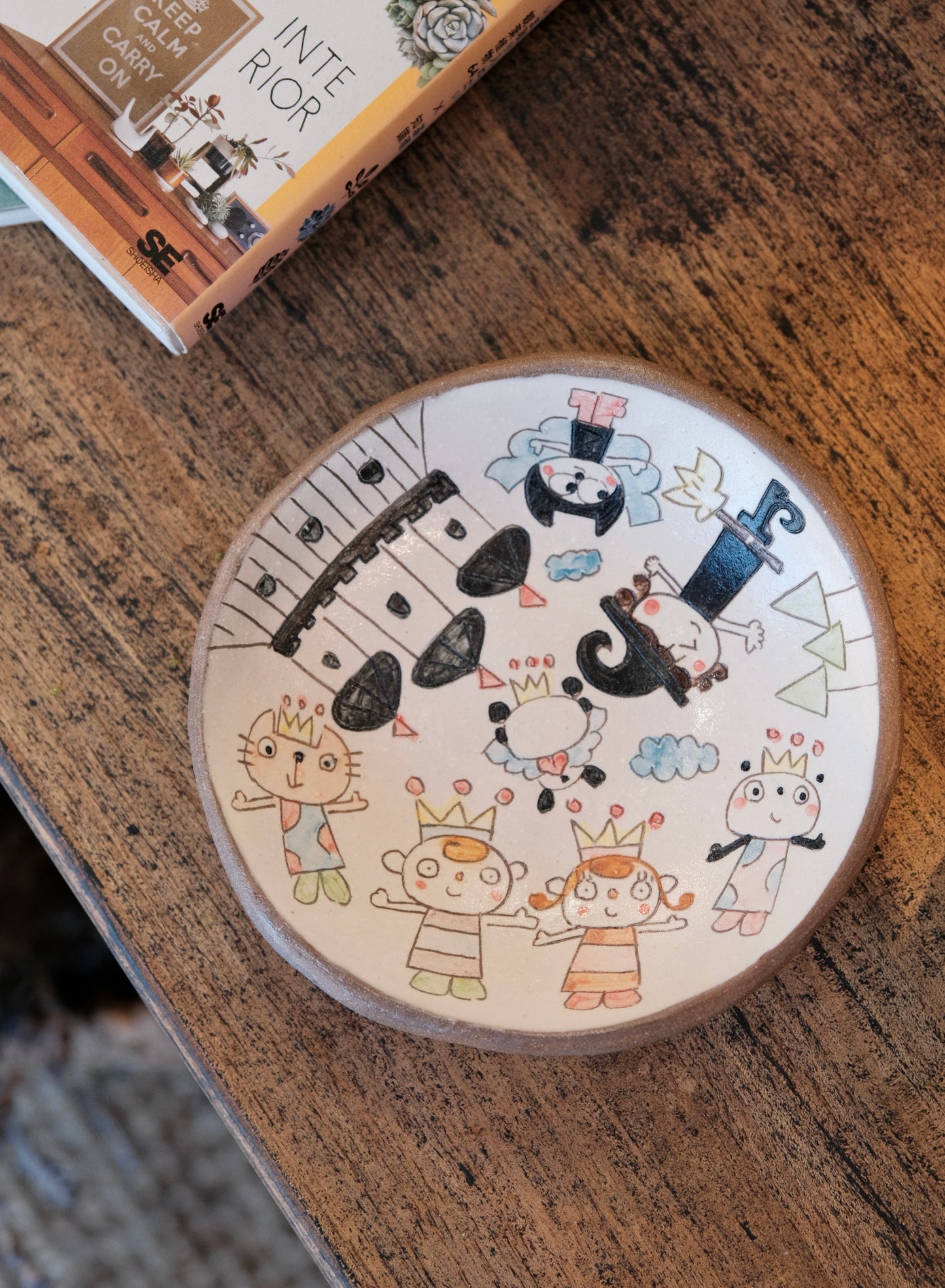 野村典子-Noriko Nomura Storybook Collection Round Desserts dish plate (#2）
