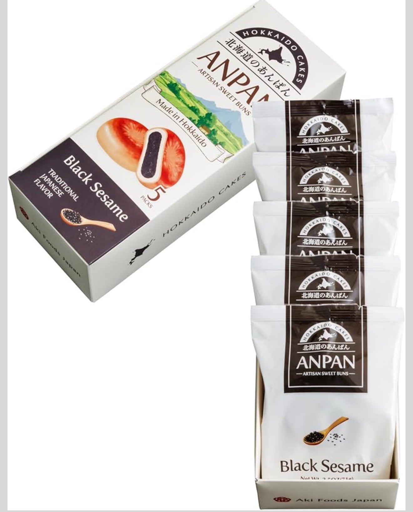 Hokkaido Anpan by Aki Foods Japan – Authentic Japanese Sweets |Artisan Sweet Buns