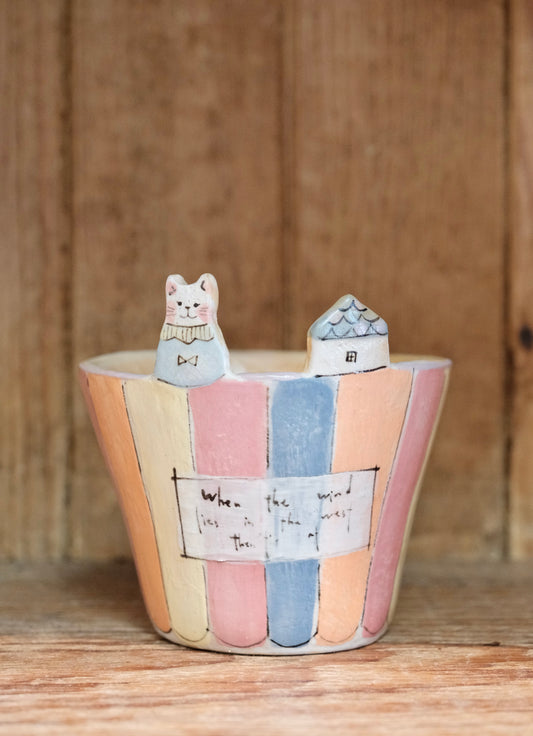 THE COZY NOOK Handmade Large Ceramic Cup
