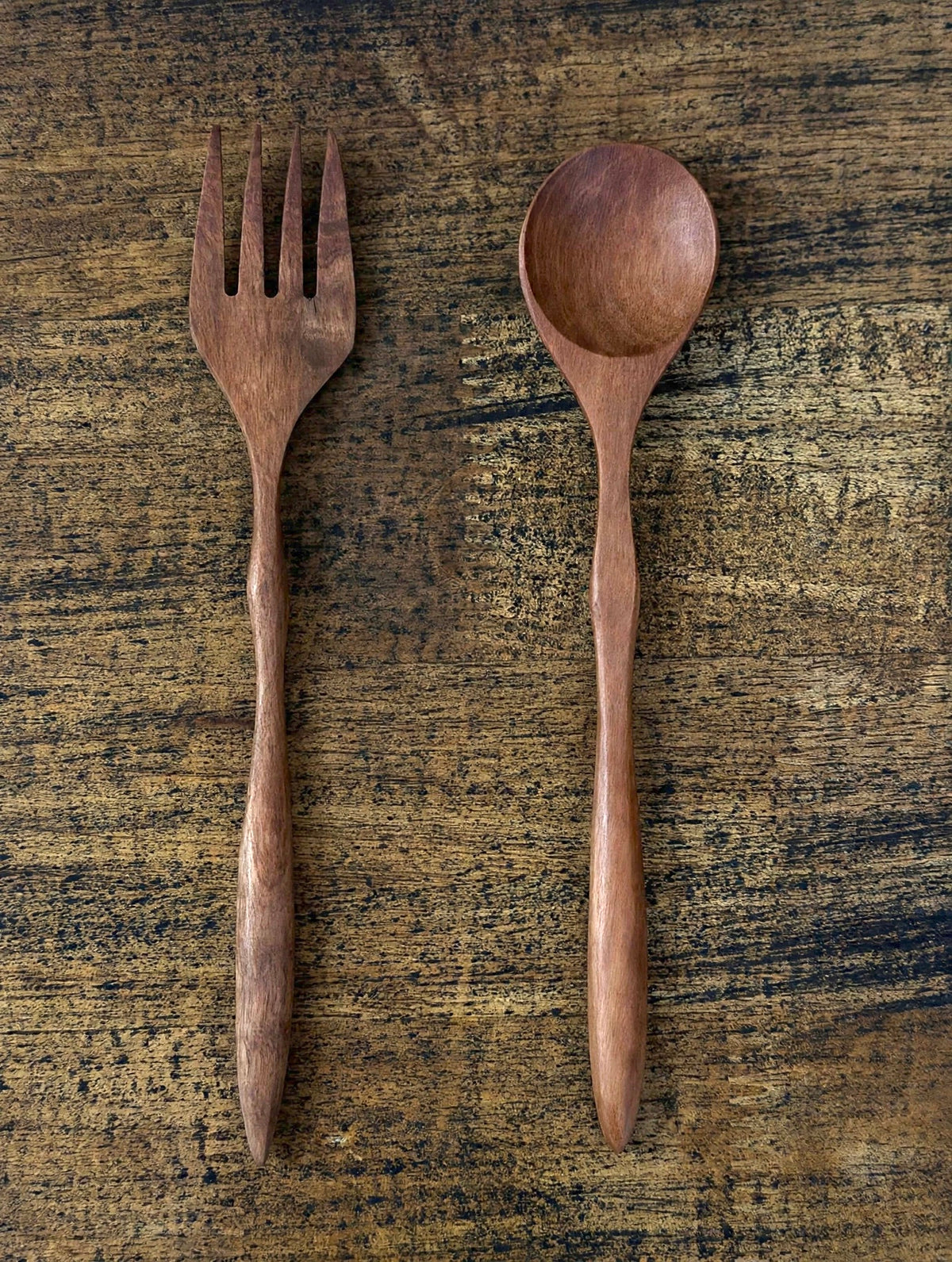 Handcrafted wood flatware