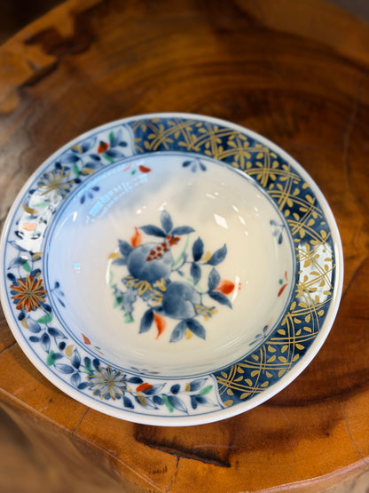 Mino Yaki Fuku Deep Plate/Bowl 7inch/18cm