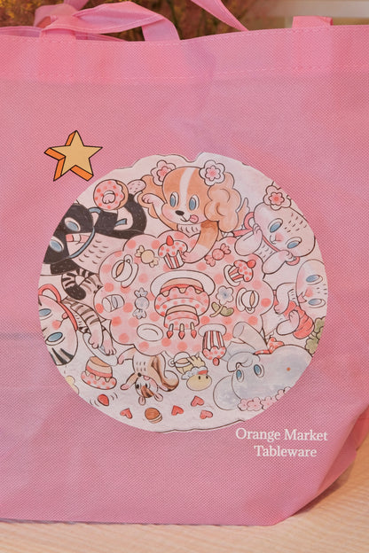 Kiriko Shimizu-清水桐子 California Pink recycle bag