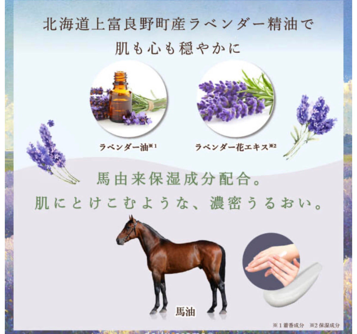 Japan Hokkaido Lavender Hand Cream limited edition 20g