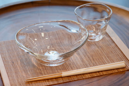 ARTISANS-原光 弘 Handmade Glass-Dish Bowl