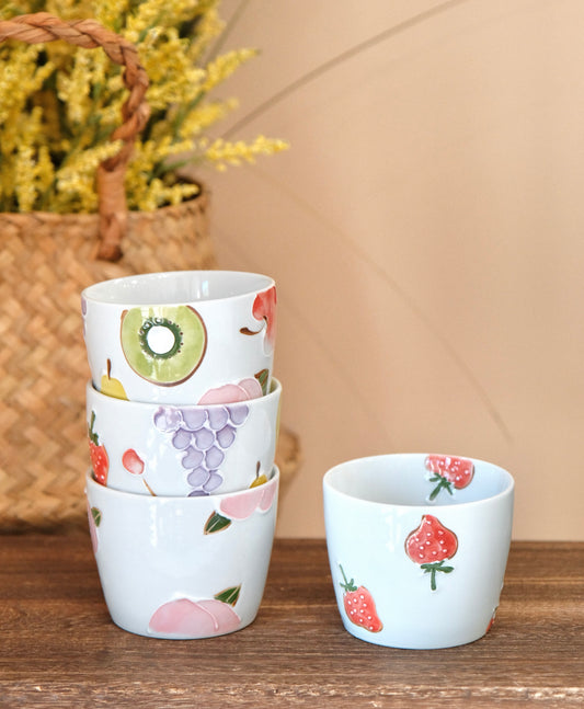 Japan Arita yaki Fruit choko cups