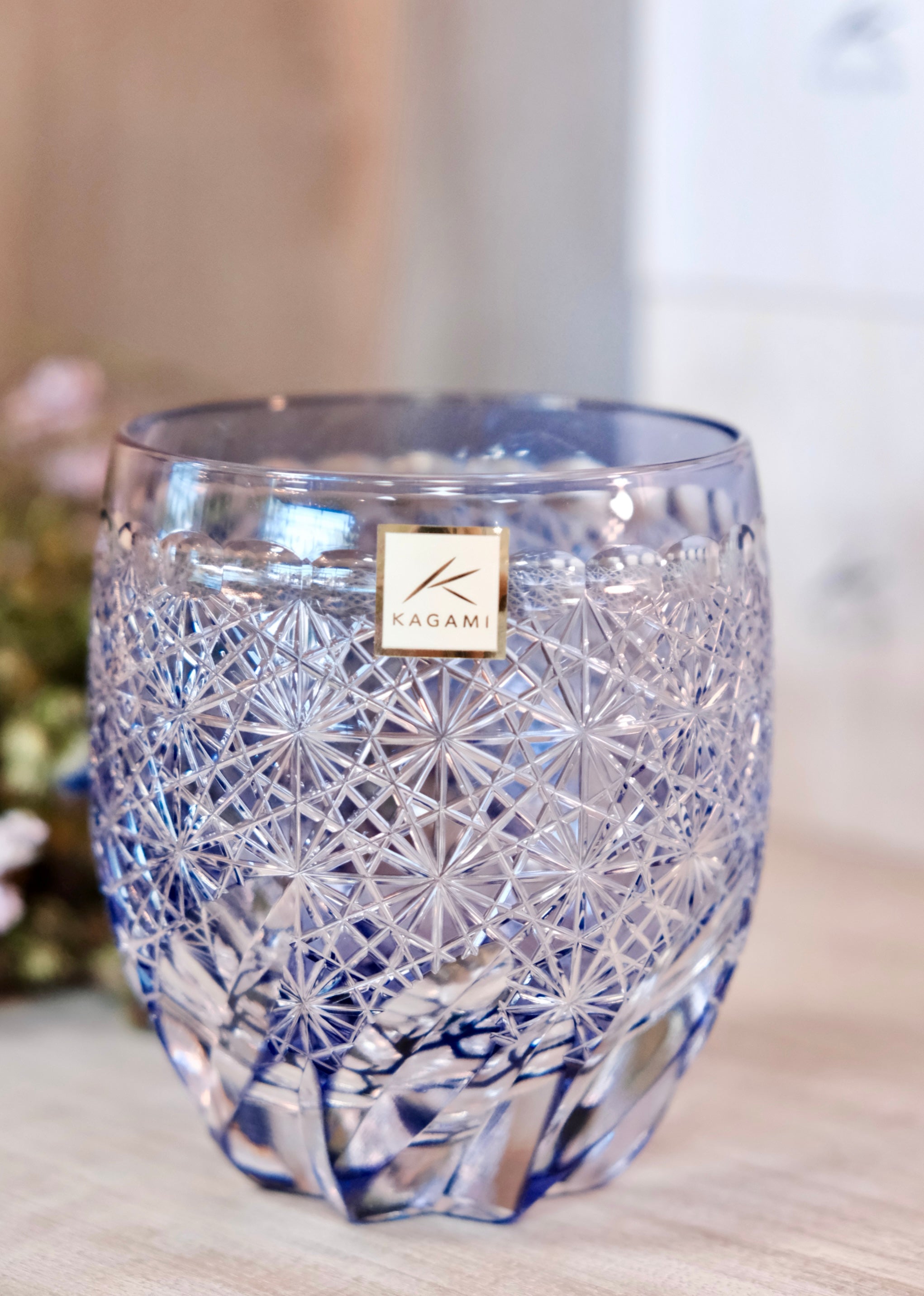 KAGAMI CRYSTAL] Whiskey Glass FUUGA By HIDEAKI SHINOZAKI Master Of