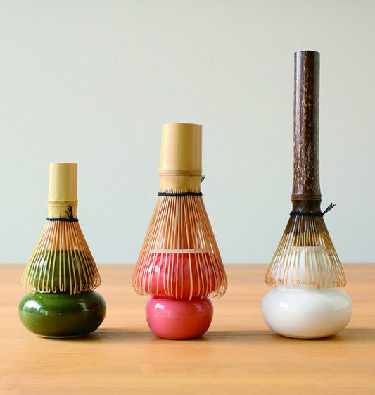 Japan made Hasami Ware Matcha whisk stand