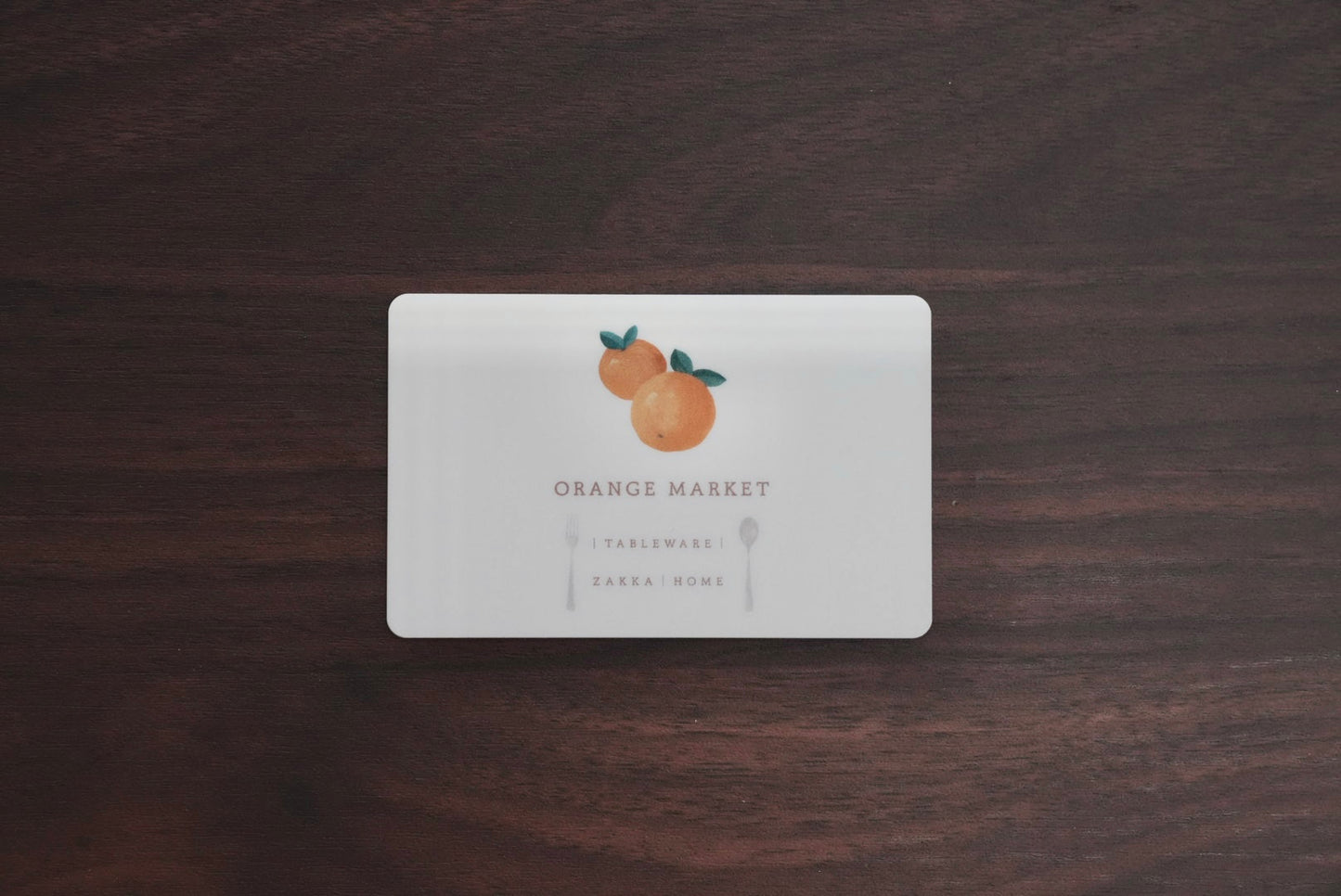 Orange Market Tableware Gift Card