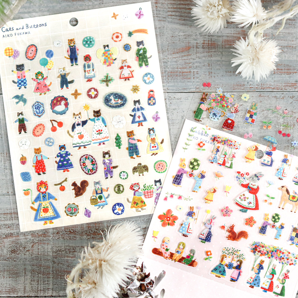Artist Aiko Fukawa Clear PET Sticker Sheet