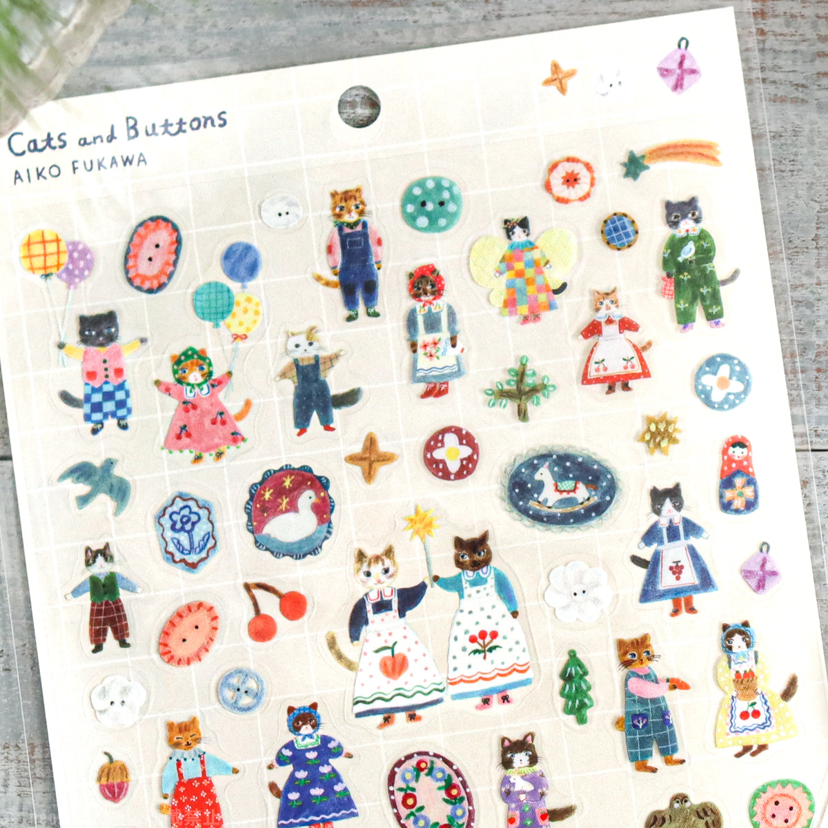 Artist Aiko Fukawa Clear PET Sticker Sheet