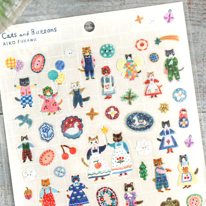 Artist Aiko Fukawa Clear PET Sticker Sheet
