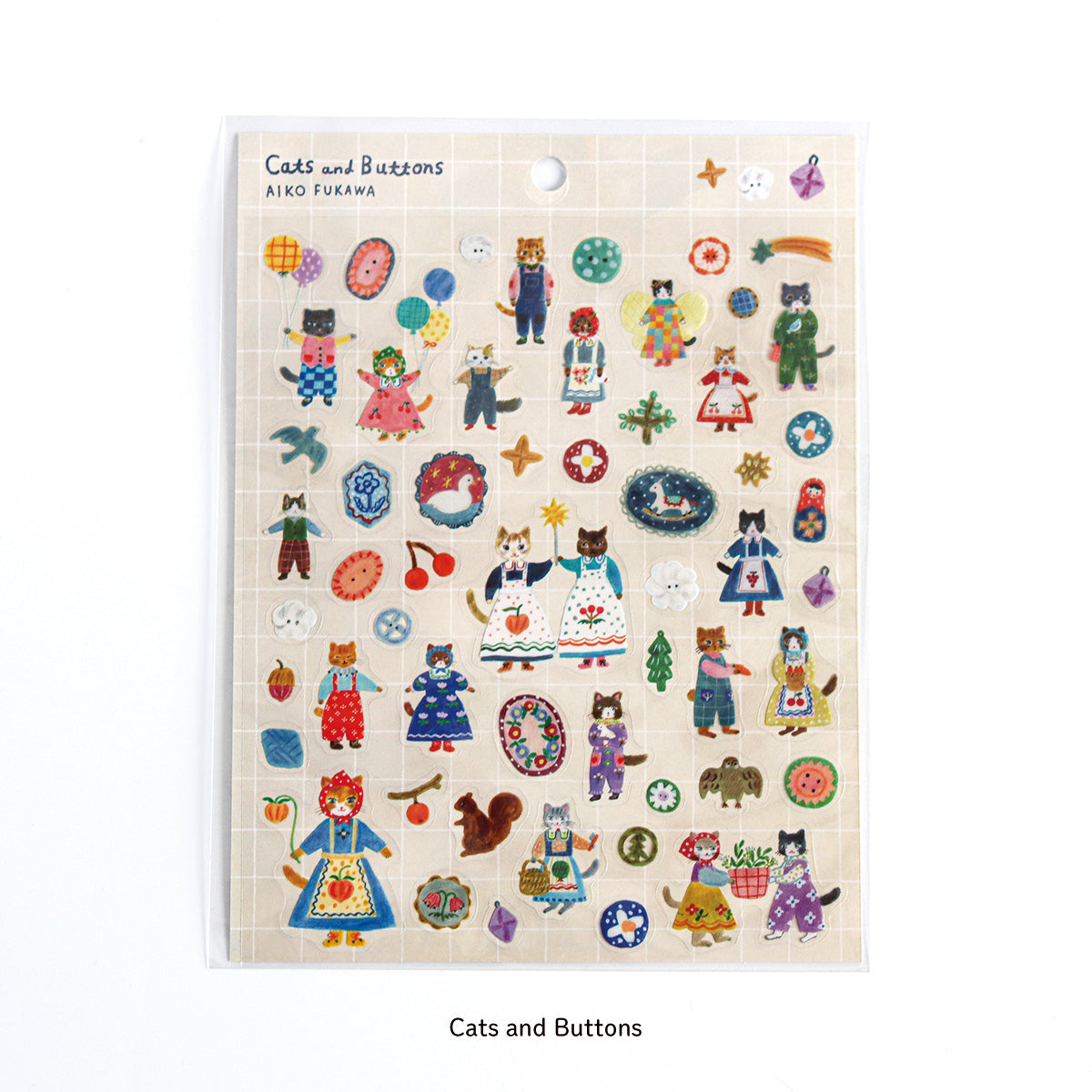 Artist Aiko Fukawa Clear PET Sticker Sheet