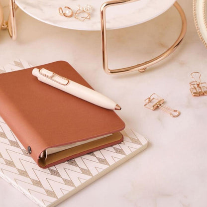 Uni-ball ONE P Kohakuto Limited Edition Gel Pen – Rose Gold Clip