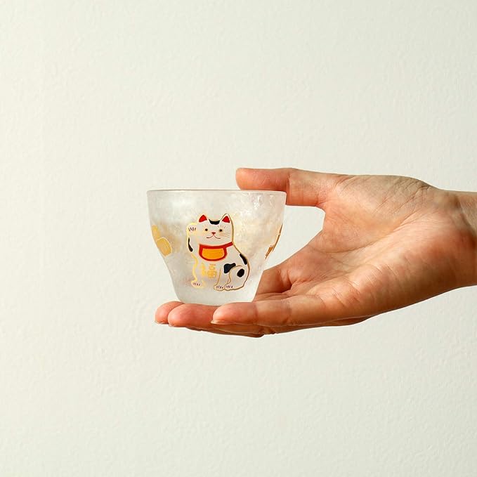 ISHIZUKA GLASS ADERIA Mono Sake Glass - 80ml(Gift Box)