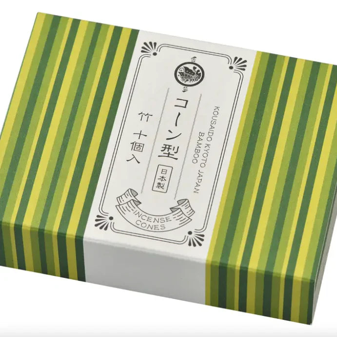 Kousaido Japan Premium Incense cone 10 pieces with incense holder
