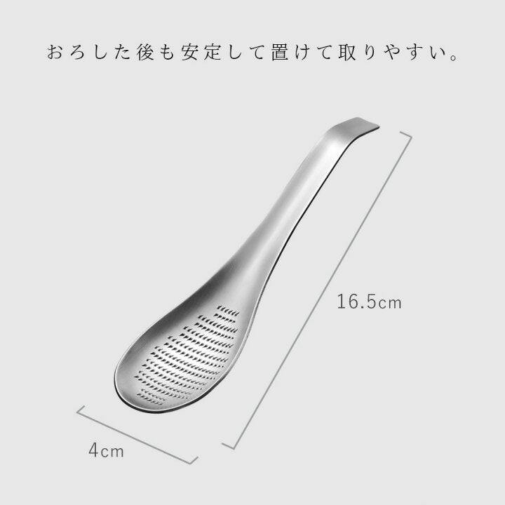 Japan Made Stainless Steel Grater Spoon