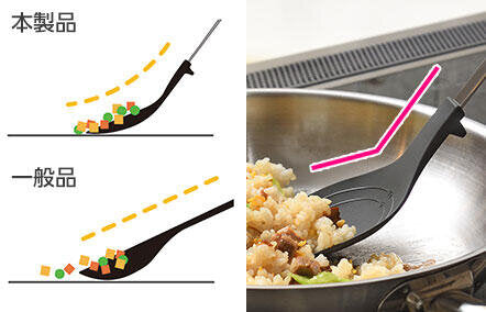 Aux Leye Japan Easy cooking and serving Spoon