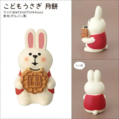 Rabbit Moon cake Ornament