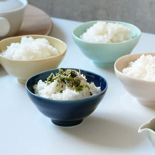 Japan Made Porcelain Round Rice Bowl