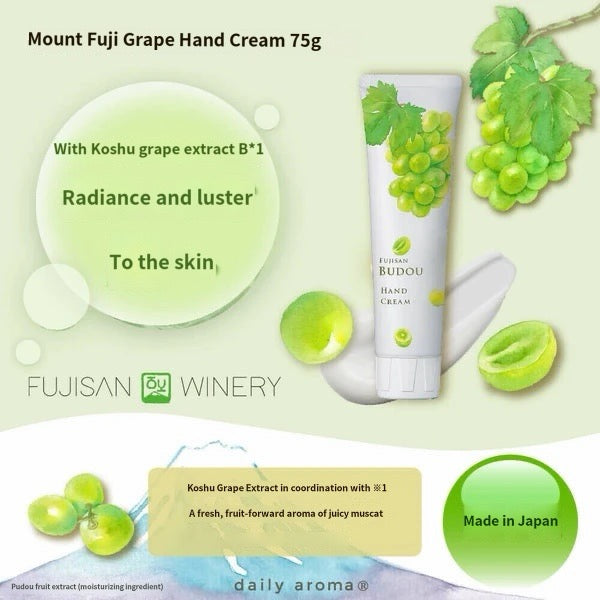 Japan Fujisan Budou X Daily Aroma grape limited-edition Hand Cream 20g