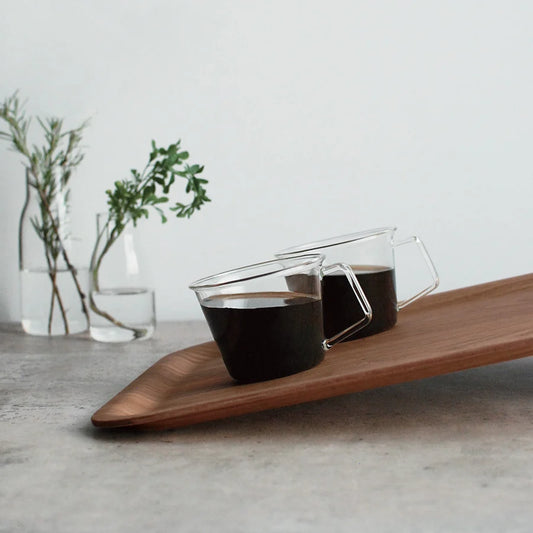 Kinto NONSLIP Tray - Teak 360x280mm / 14x11in