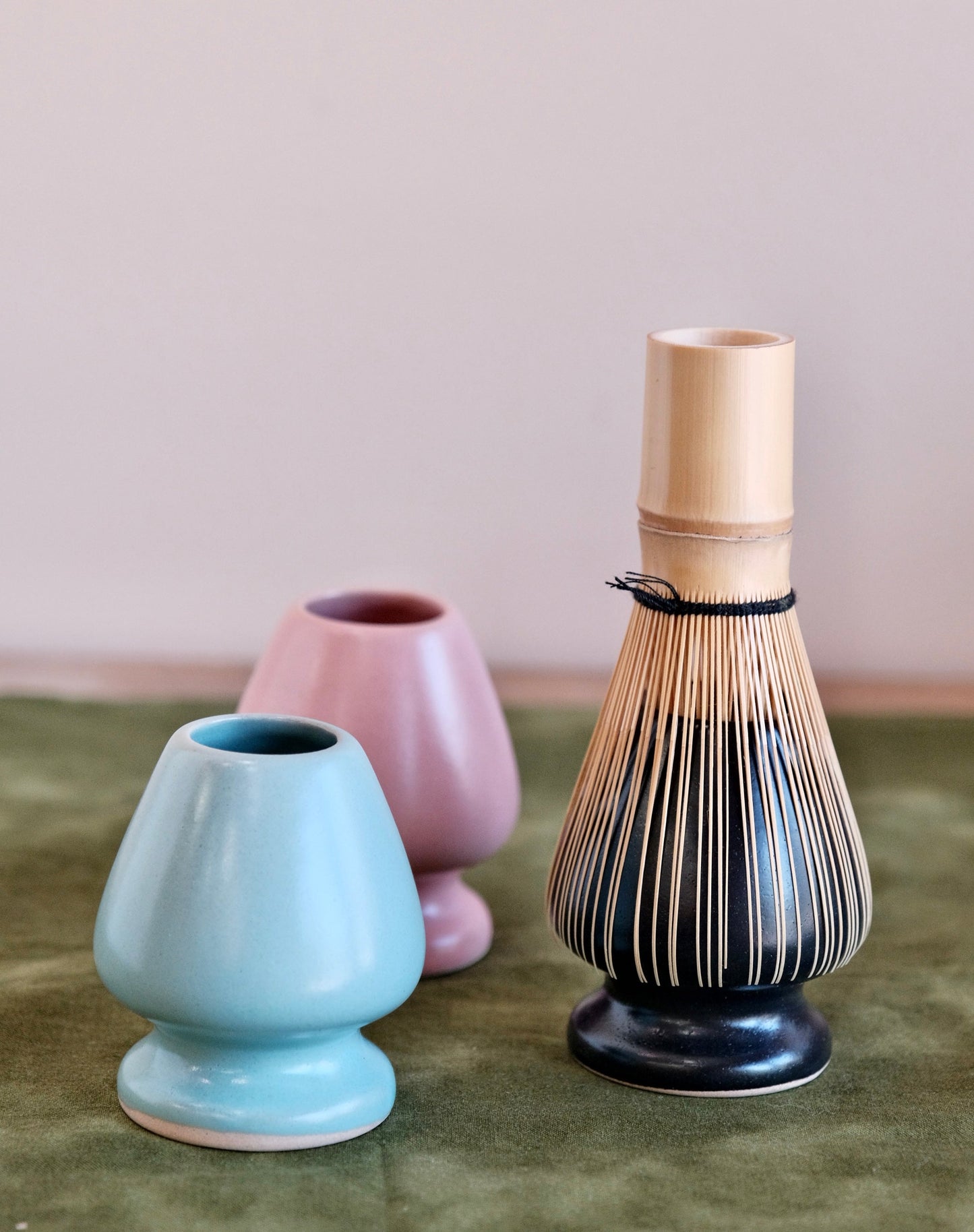 Matcha Whisk Stand 3"H Porcelain Light Blue(1/60)