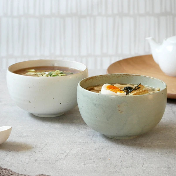 Mino yaki 1100ml Wabi Sabi ceramic Large Bowl/Donburi Bowl