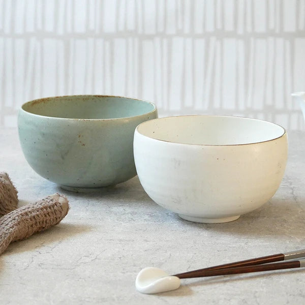 Mino yaki 1100ml Wabi Sabi ceramic Large Bowl/Donburi Bowl
