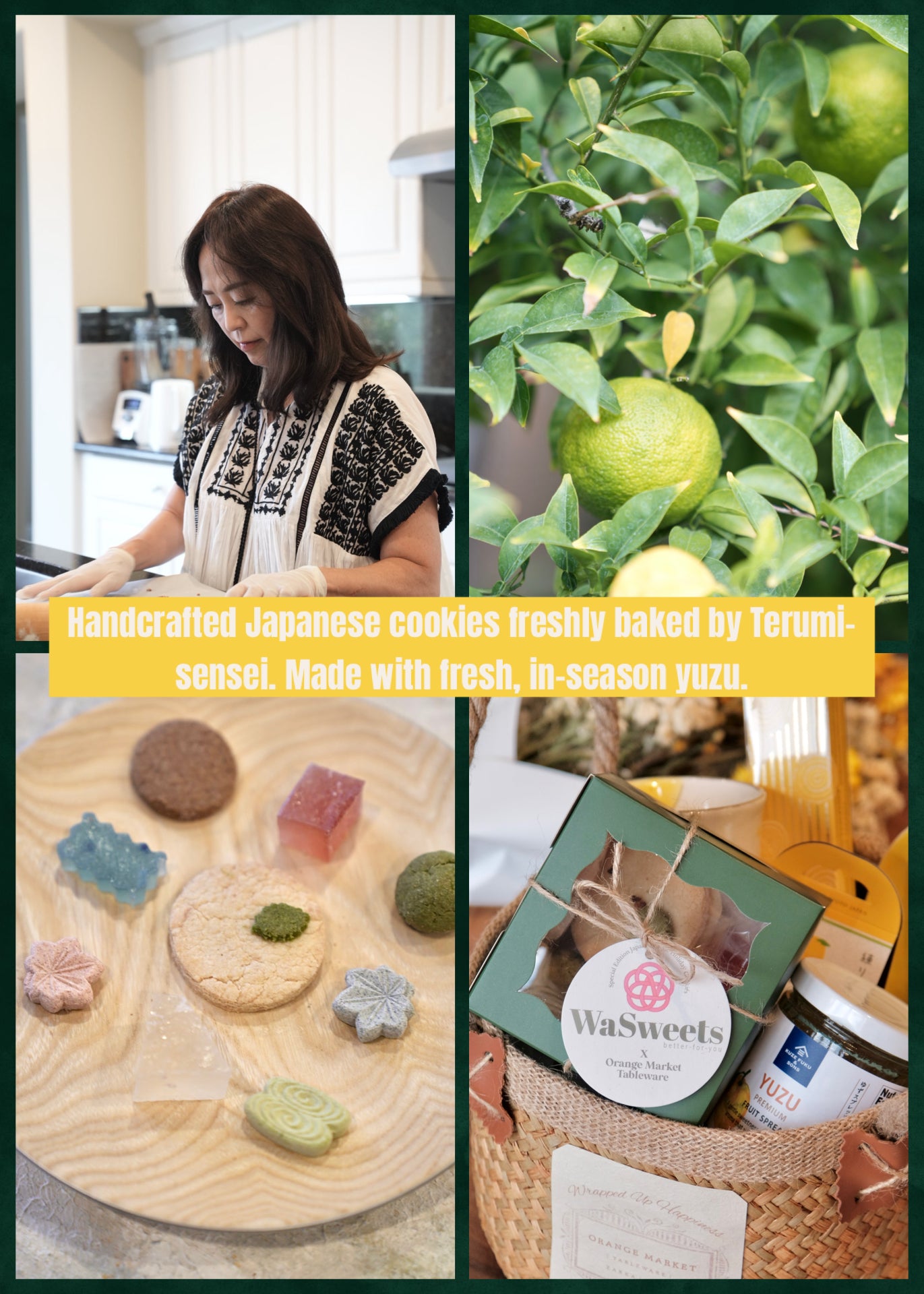 | Orange Market Tableware |  Holiday YUZU Special Gift Basket for Good Luck & Warm Wishes