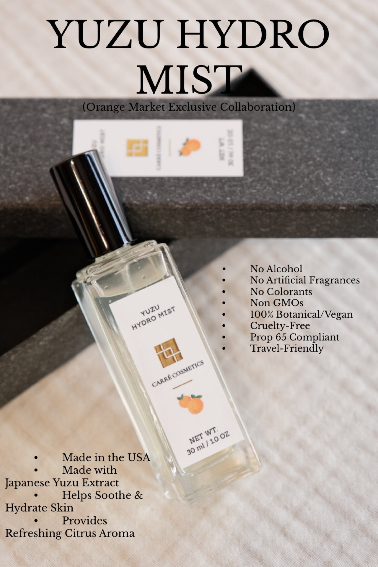 YUZU Skin Mist By CARRE Cosmetics (Limited Edition Only at Orange Market Tableware)