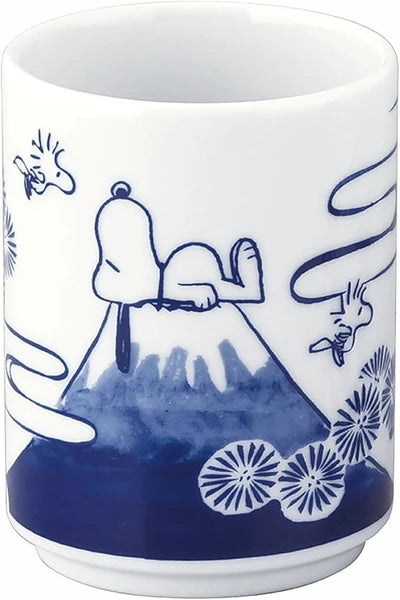 Snoopy Japan Indigo Sometsuke Yunomi Teacups