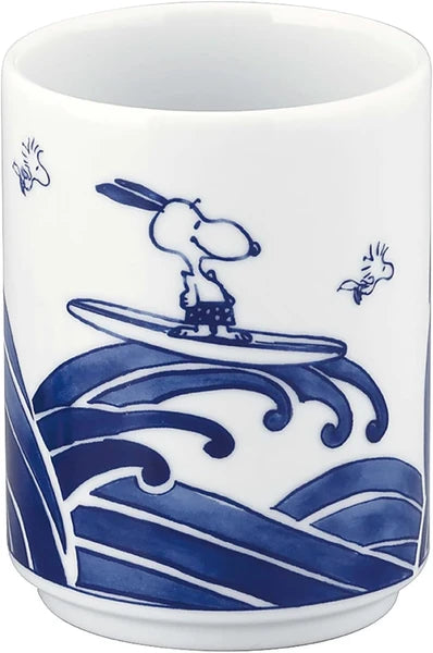 Snoopy Japan Indigo Sometsuke Yunomi Teacups