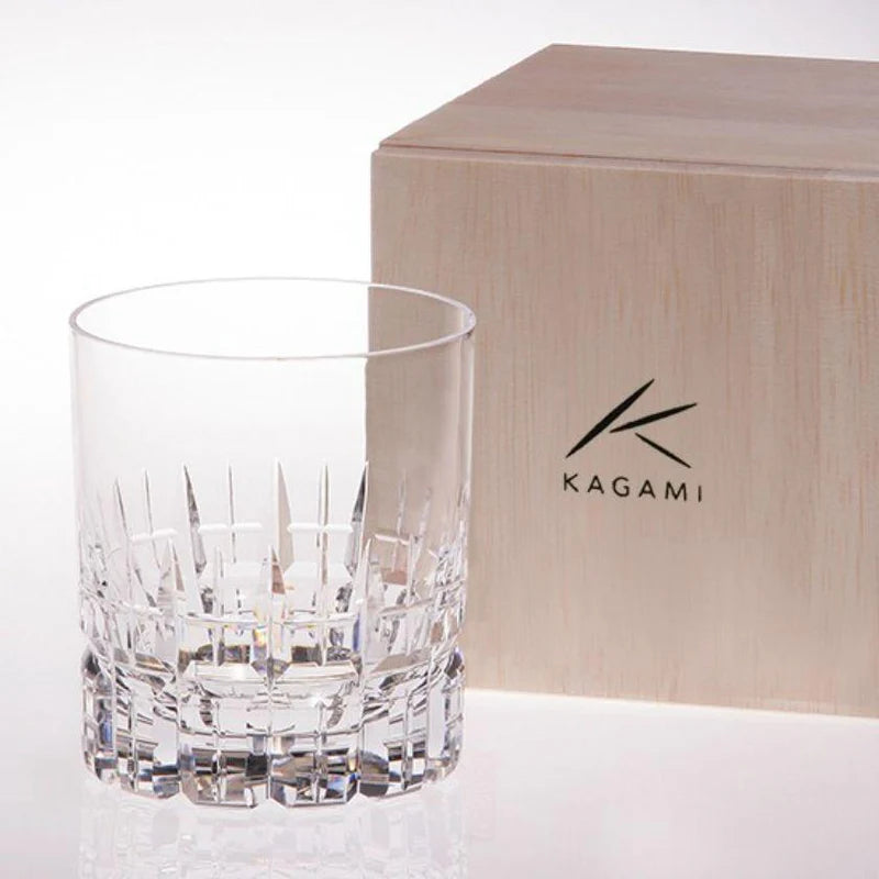 KAGAMI CRYSTAL [ROCKS GLASS] WHISKEY GLASS C| CRYSTAL GLASS |