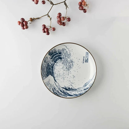 Japan Minoyaki The Great Wave off Kanagawa Collection 北斎富士