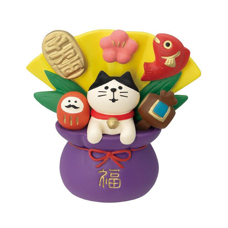 Decole Concombre Fuku Mono - Lucky Treasure Bag Cat and Sea Bream