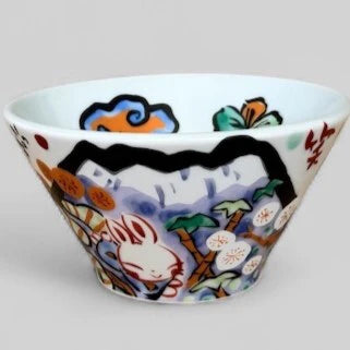 Japan Made Yudatsu Kiln Fuji Diary ramen bowl