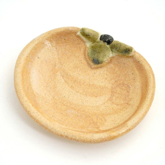 Japan Handmade Seto ware Persimmon small plate