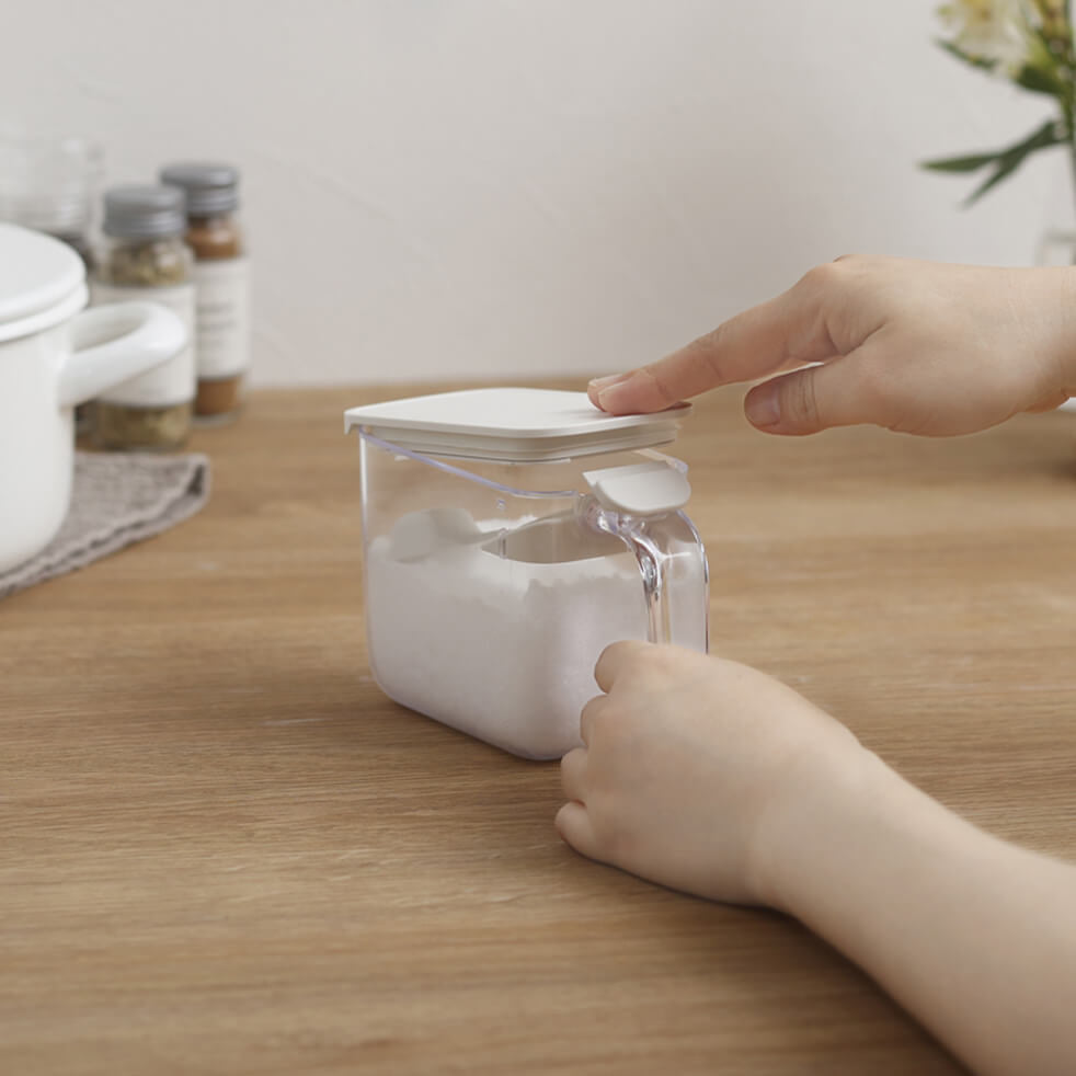 MARNA Japan Salt and Sugar
Container - White