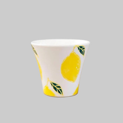 Hasami Yaki  handcraft Lemon Tea set Wooden gift box