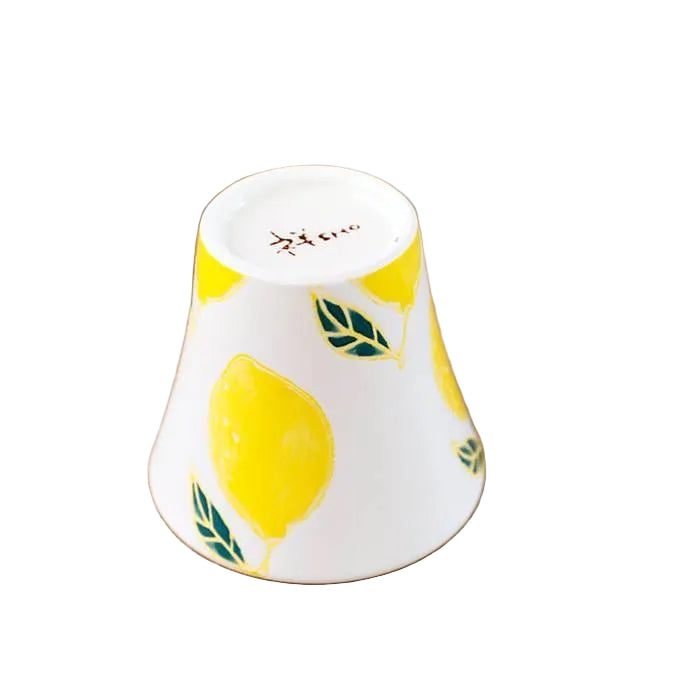 Hasami Yaki  handcraft Lemon Tea set Wooden gift box