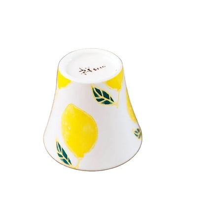 Hasami Yaki  handcraft Lemon Tea set Wooden gift box