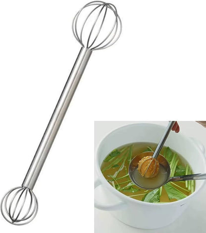Japan Stainless Steel Miso Muddler / Measuring Whisk
