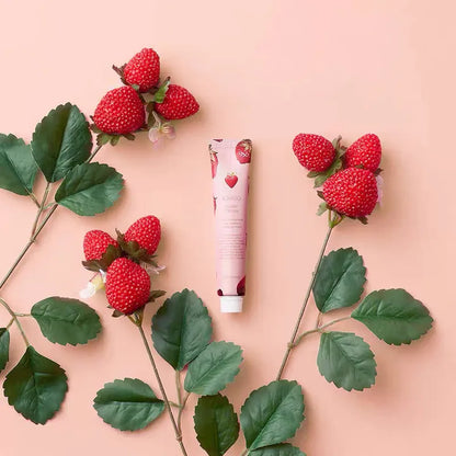 Japan Made Mizutori Farm X Strawberry hand cream limited edition 20g