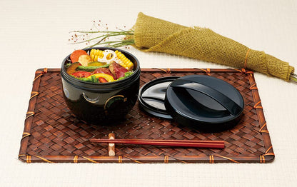SKATER  Japan Made Four Season Large  2 Tier Bento Lunch Box